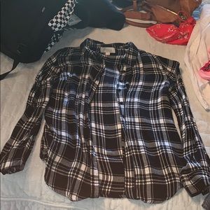 Olive and oak flannel